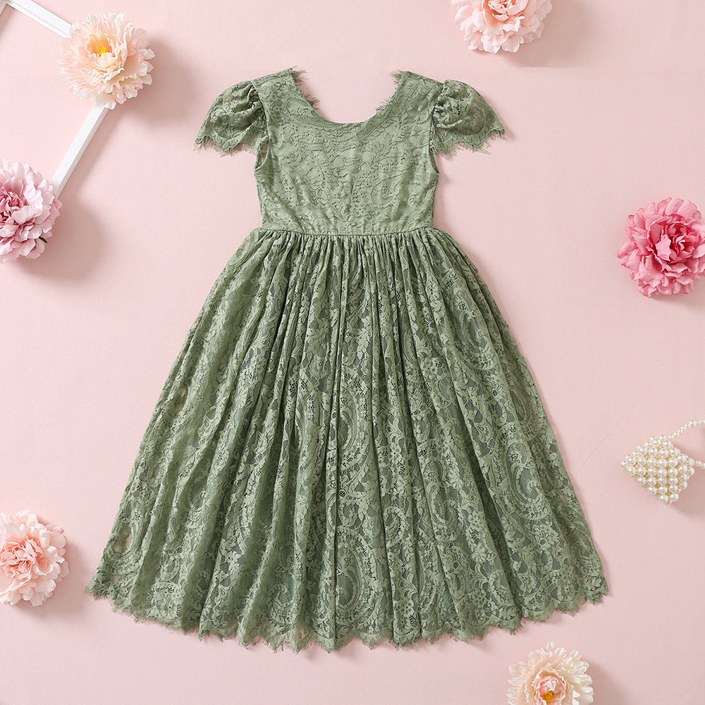 Sage Green Flower Girl Dresses