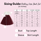The Brittney Crop Skirt Set