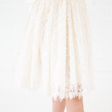 Ivory Camila Flower Girl Lace Dress