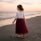 The Brittney Crop Skirt Set