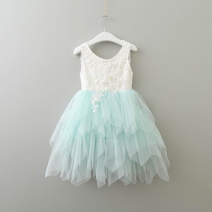 Nicolette's Couture Female Tiered Lace Tutu Dress, Mint, 3T Nicolette's Couture Female Tiered Lace Tutu Dress, Mint, 3T
