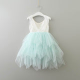 Mint Flower Girl Dress
