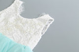Flower Girl Dress Body - Seafoam