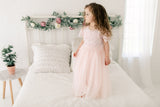 The Sienna Dress - Blush Pink - Nicolette's Couture