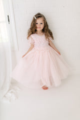 The Sienna Dress - Blush Pink - Nicolette's Couture