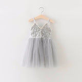 The Ava Flower Girl Dress - Gray