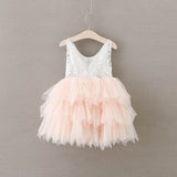 Pink Flower Girl Dress