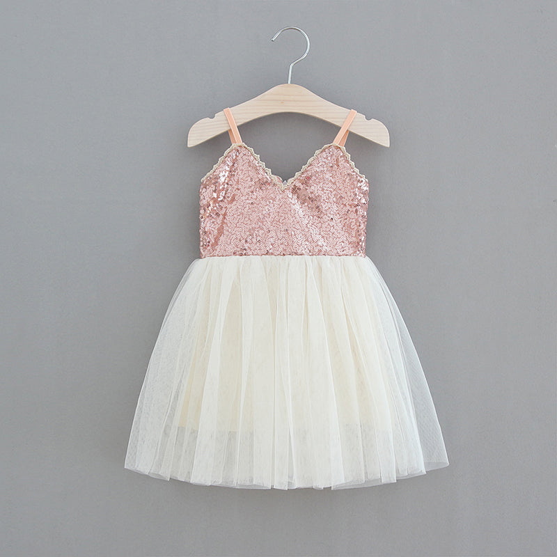 Rose gold flower girl dress toddler online