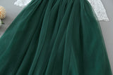 Hunter Green Tulle