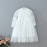 White Lace Baptism Christening Gown Dress for Girls. Baby Girls and Toddler Girl
