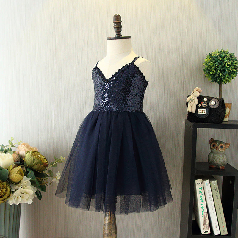 The Ava Dress - Navy - Nicolette's Couture