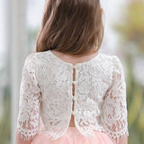 White Lace Top for Girls and Baby Girls