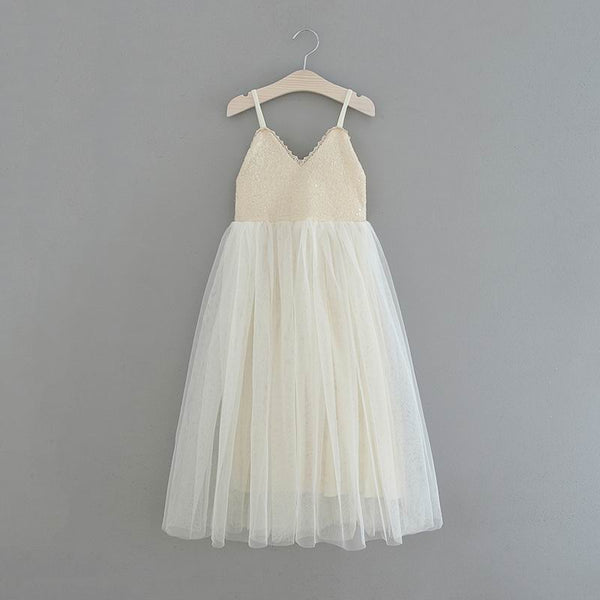 The Ingrid Flower Girl Dress - Ivory - Nicolette's Couture