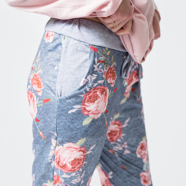 Emily Floral Lounge Pants - Nicolette's Couture