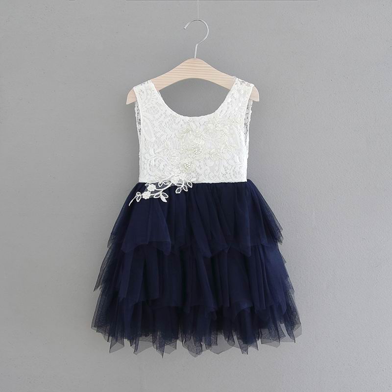 princess polly baby blue dress The Allana Navy Blue Flower Girl Dress – Nicolette's Couture
