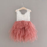 Flower Girl Dress in Rose Color