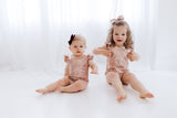 The Elise Leotard - Rose Gold - Nicolette's Couture