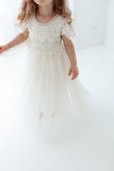 The Sienna Dress - Ivory - Nicolette's Couture