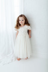 The Sienna Dress - Ivory - Nicolette's Couture