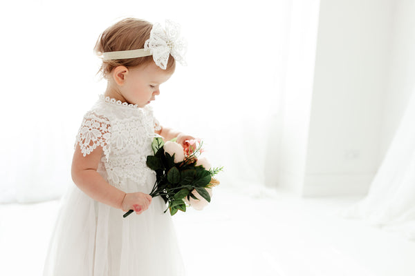 White Lace Christening Gown. Where to Buy Christening Gowns and How Long They Should Be?