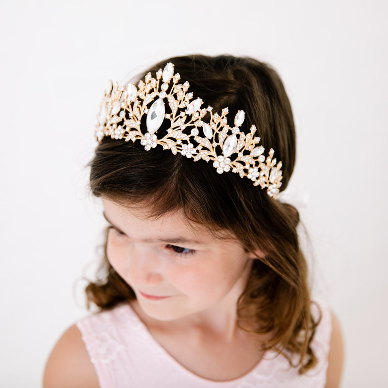 Antionette Rhinestone Tiara