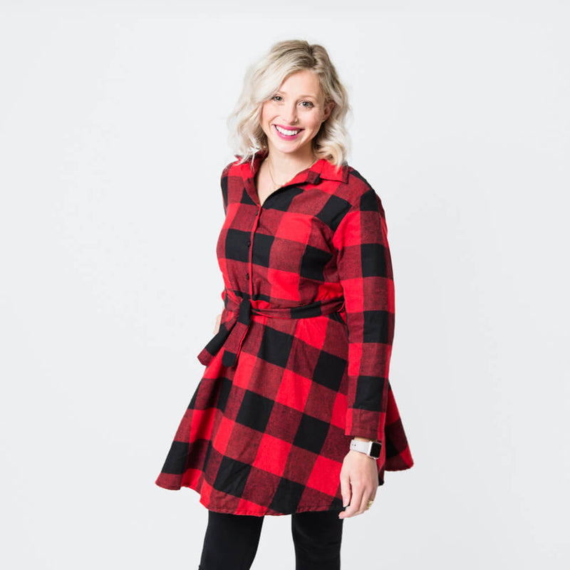 The Buffalo Plaid Dress – Nicolette's Couture