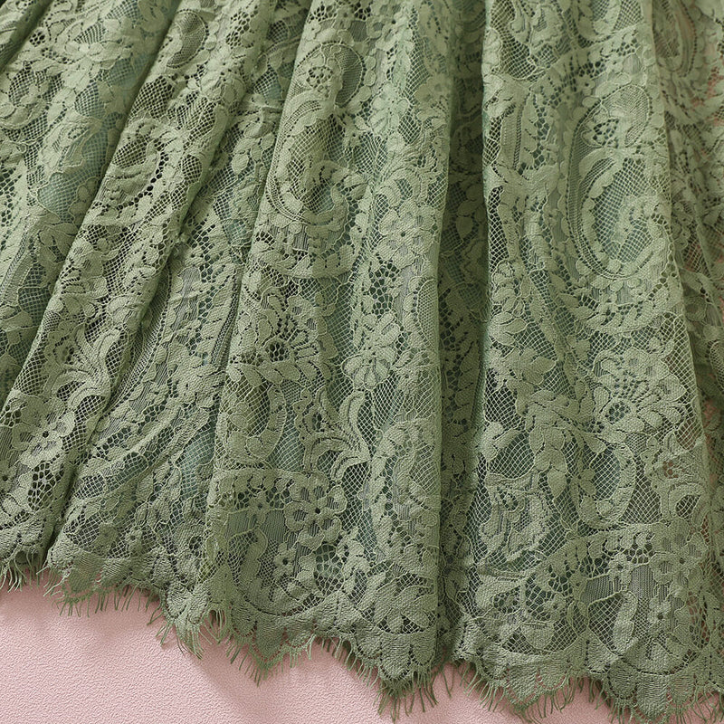 The Fern Sage Green Girls Lace Dress Nicolette's Couture The Fern Sage Green Girls Lace Dress Nicolette's Couture