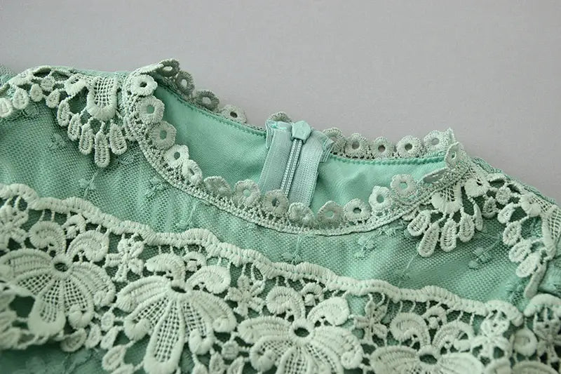 The Sienna A-line Vintage Sage Green Flower Girl Lace Dress Nicolette's Couture The Sienna A-line Vintage Sage Green Flower Girl Lace Dress Nicolette's Couture