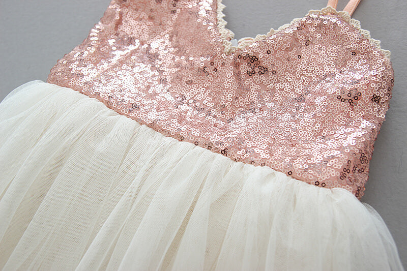 The Ava Dress - Rose Gold