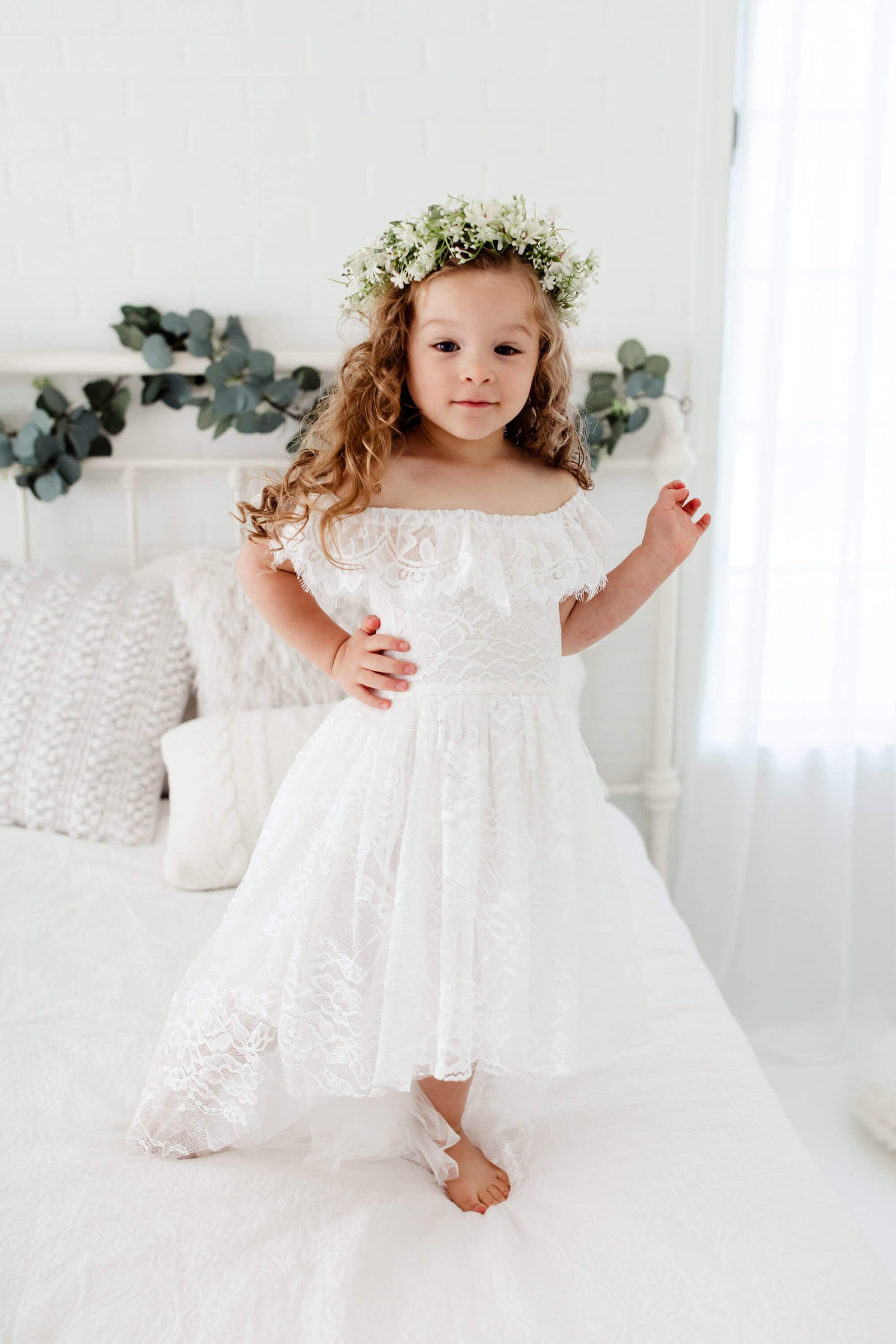 The Olympia Flower Girl Dress – Nicolette's Couture