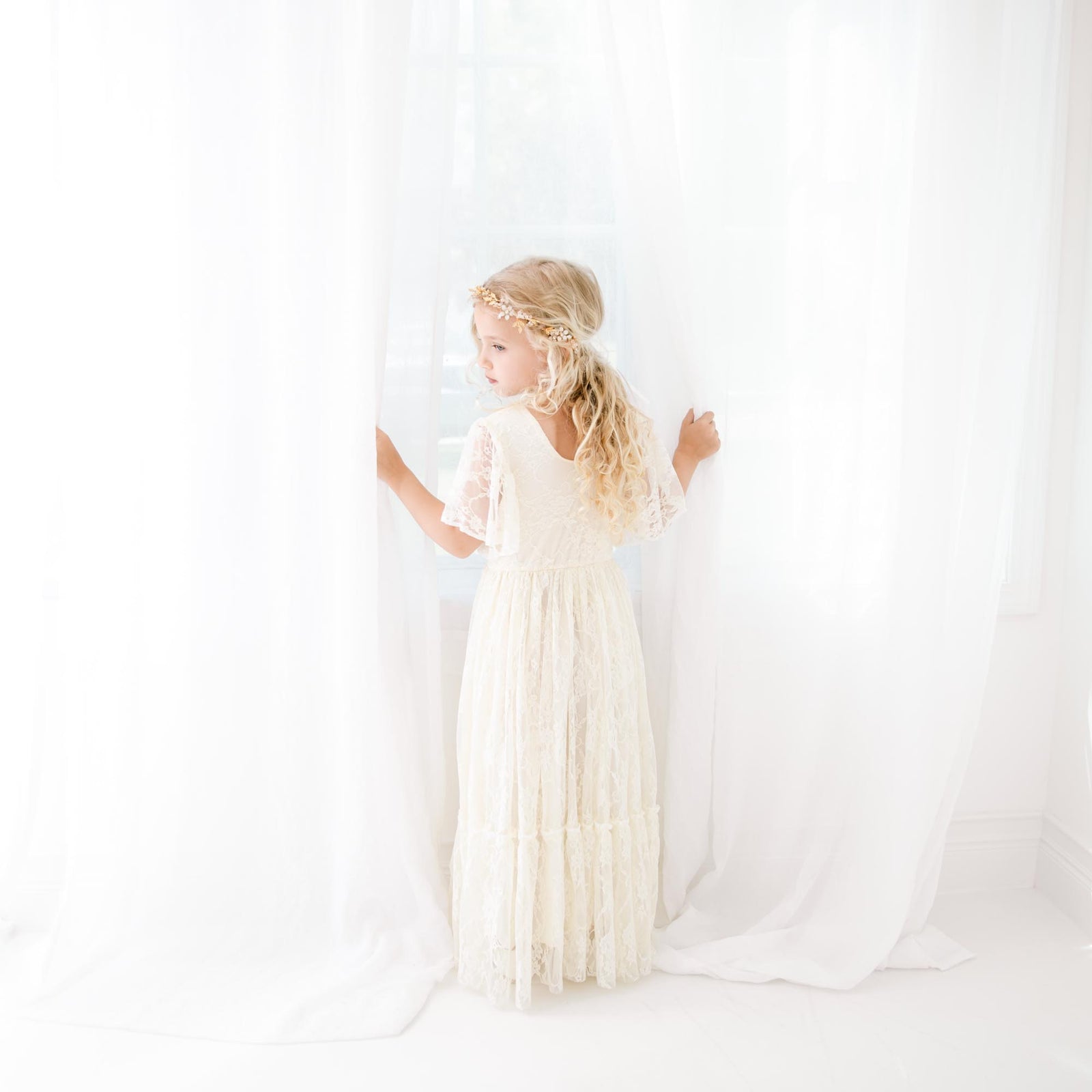 ワンピース Little Butterfly Sleeve Dress Little Butterfly Sleeve Dress（ワンピース）｜Her lip to