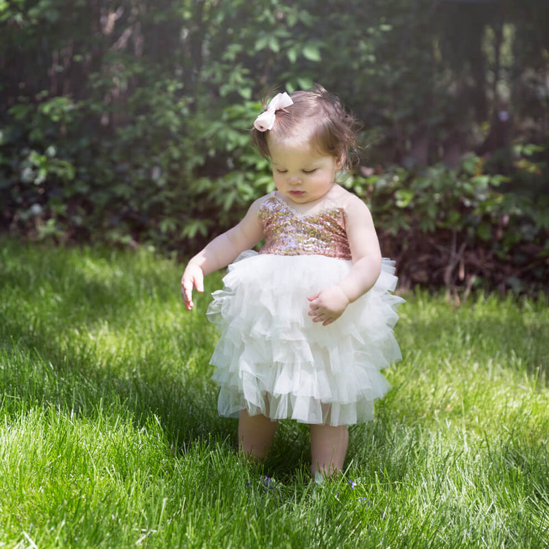 Rose Gold Gigi Flower Girl Dress Nicolette's Couture Rose Gold Gigi Flower Girl Dress Nicolette's Couture