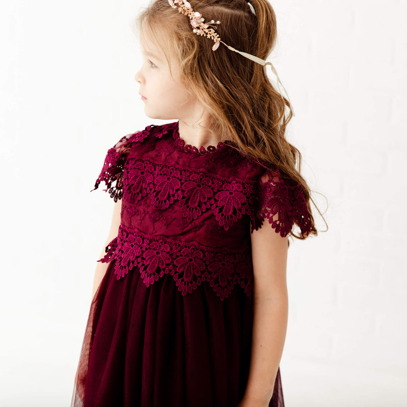 The Sienna Dress - Wine