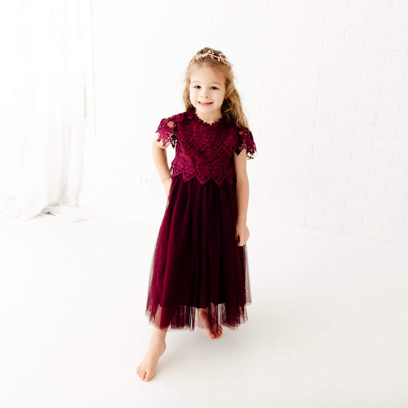 The Sienna Dress - Wine