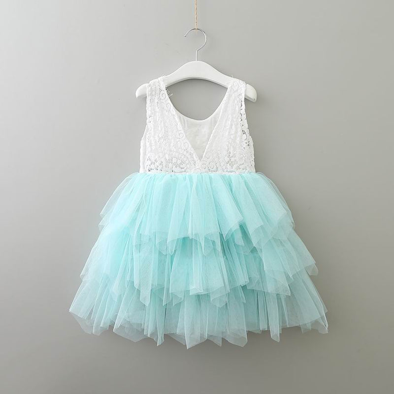 Alanna Flower Girl Dress in Seafoam Color Ready to Wear – Nicolette's ...