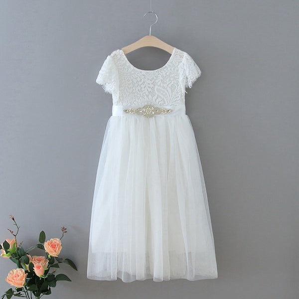The Aria Dress - White - Nicolette's Couture