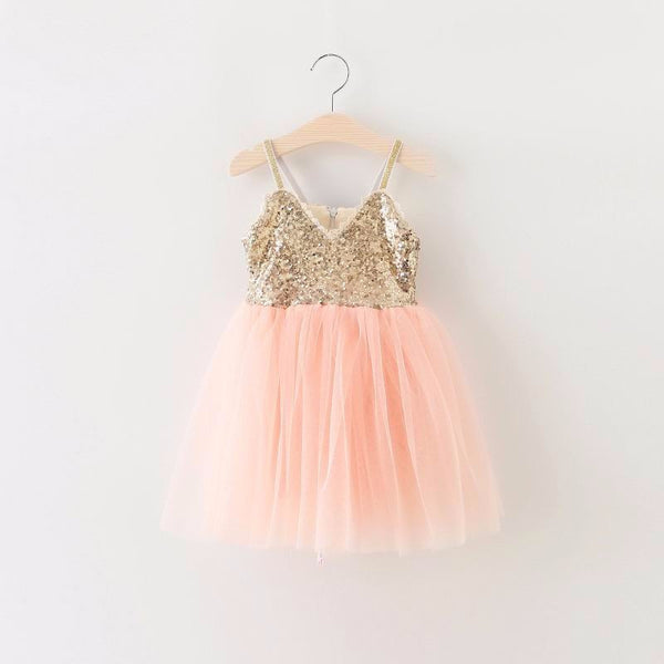 The Ava Flower Girl Dress - Peach