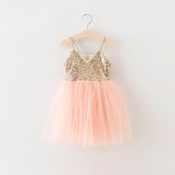 Peach dress for girls best sale