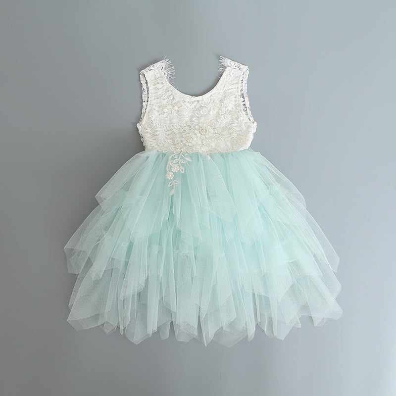 Fresh Look Alanna Flower Girl Dress Available in Mint Color – Nicolette ...