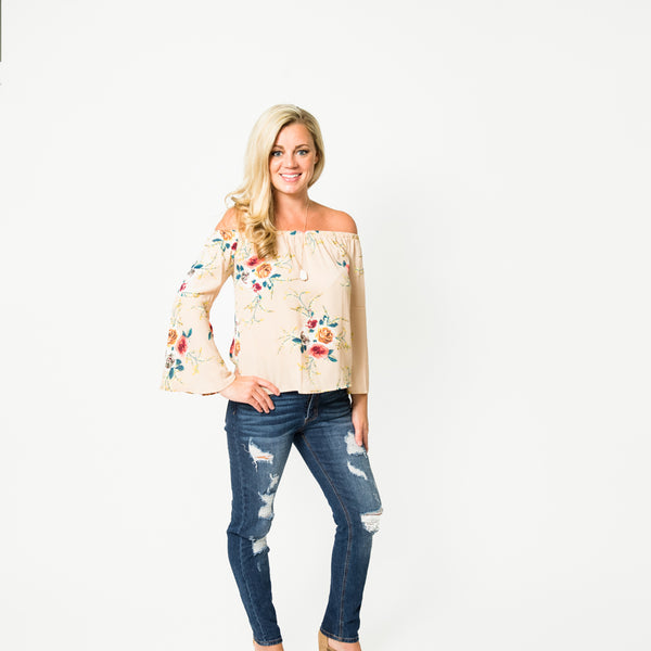 The Kaitlyn Floral Top - Nicolette's Couture
