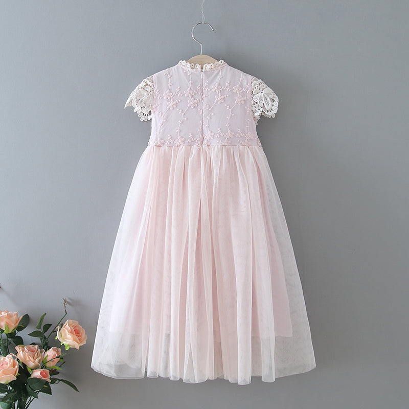 Blush Pink Sienna Flower Girl Dress Available – Nicolette's Couture