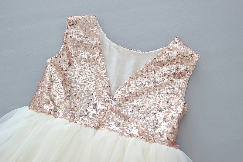 The Dana Dress - Rose Gold - Nicolette's Couture
