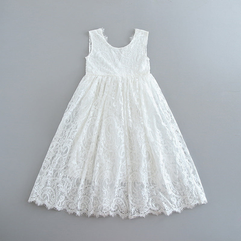 Nicolette's Couture Women's White Lace Dress, Size 3 Nicolette's Couture Women's White Lace Dress, Size 3