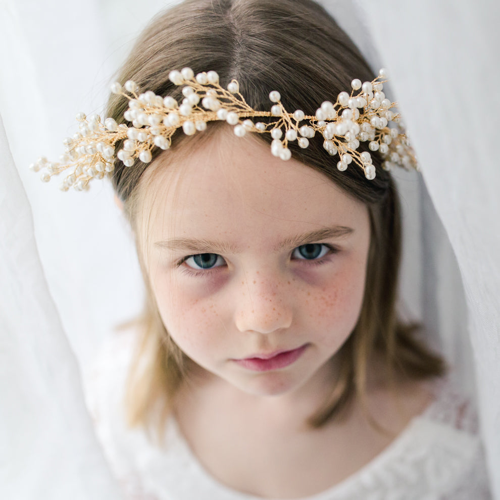 The Goldie Pearl Headpiece – Nicolette's Couture