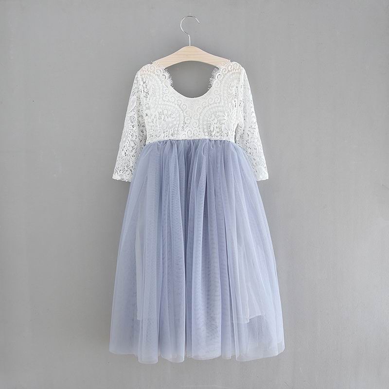 Classic Jocelyn Flower Girl Dress Available in Gray Color – Nicolette's ...