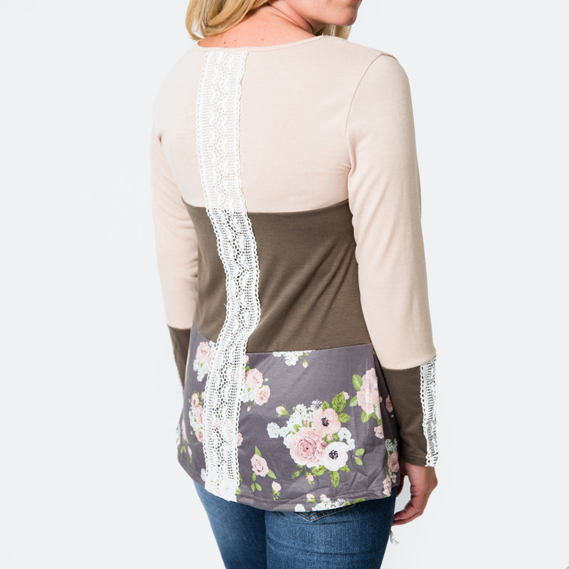 The Tamara Floral Tunic - Nicolette's Couture