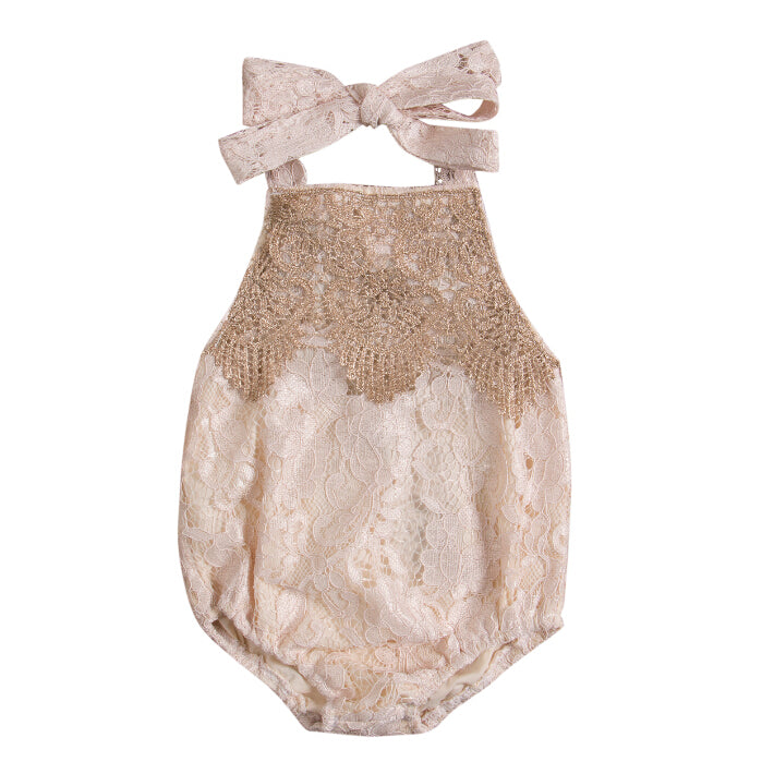 Cute and Cozy Lace Rompers by Nicolette's Couture