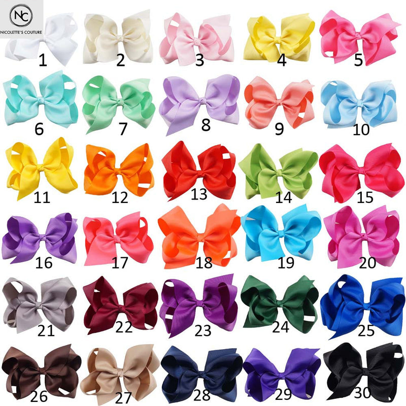 The Classic Grosgrain Bow - Nicolette's Couture