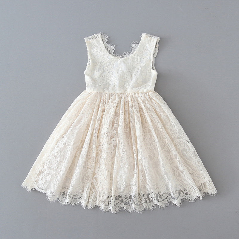 The Lauren Ivory Flower Girl Dress Nicolette's Couture The Lauren Ivory Flower Girl Dress Nicolette's Couture