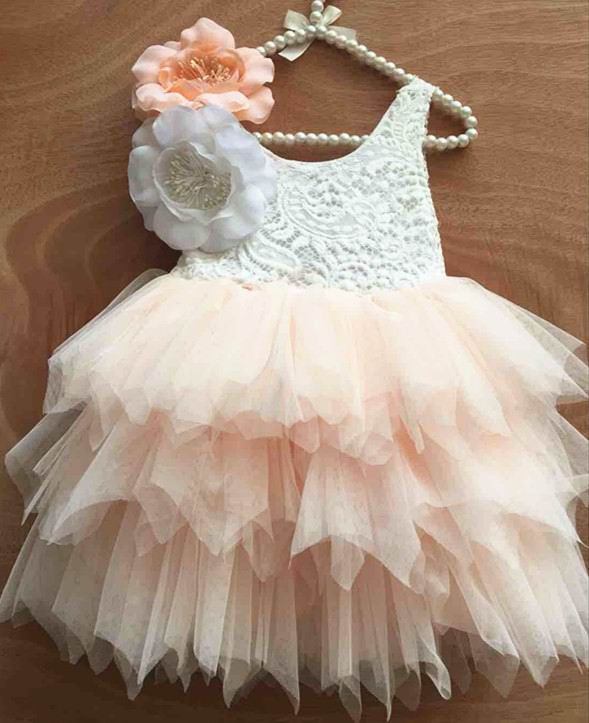 The Allison Flower Girl Dress - Pink